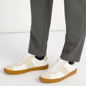 Paul Smith Men’s Levon white calf leather shoes
